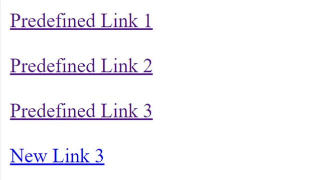 All Links with a one URL