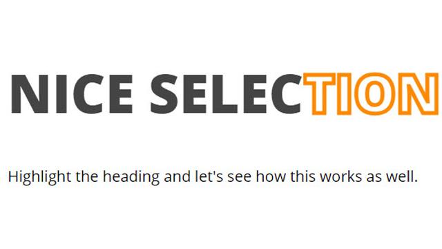 HTML Text Selection Style