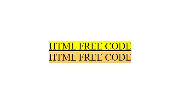 Highlighting Links and Text in HTML