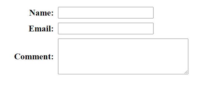 Html email form
